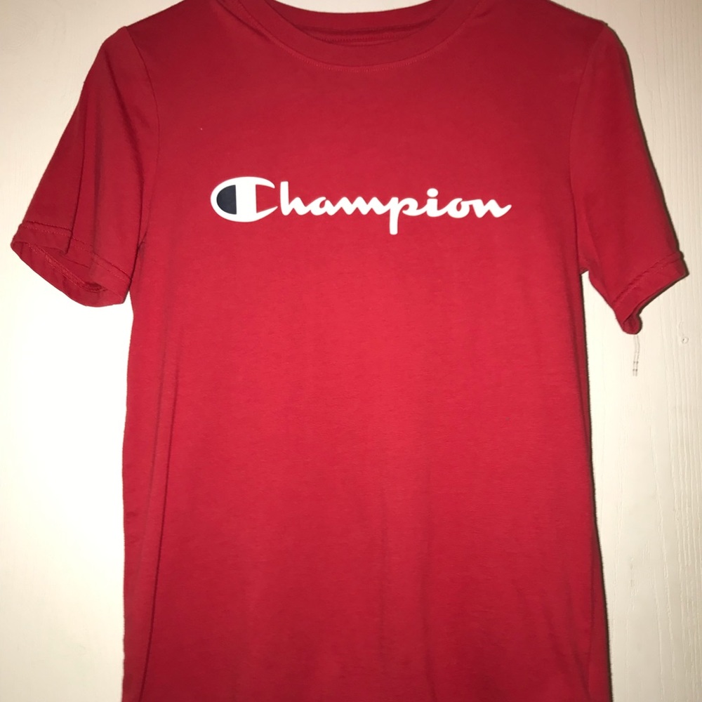 champion red shirt